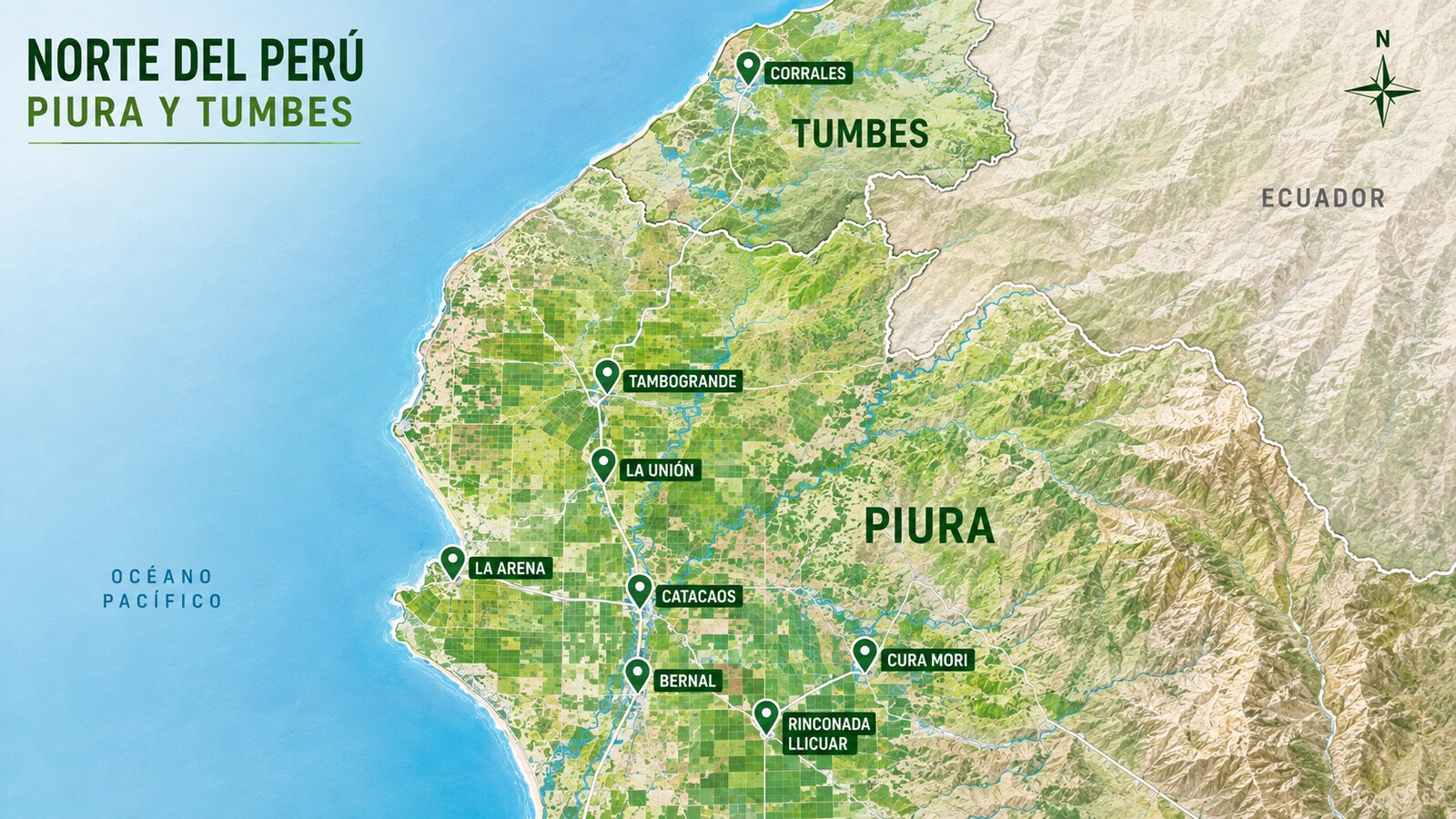 Cobertura Ferticampo - Norte del Perú, Piura y Tumbes